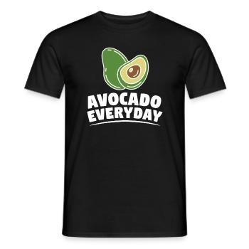 Avocado Everyday National Guacamole Day Guac - Männer T-Shirt - Schwarz - Vorne - AI Model Male 178 light (178cm)
