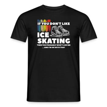 Vous ne m’aimerez probablement pas et je suis d’accord avec ce Ic - T-shirt homme - noir - Devant - AI Model Male 178 light (178cm)