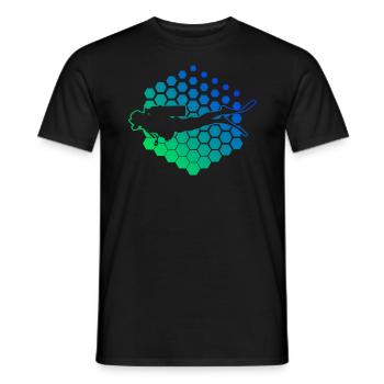 Tauchen Damen Scuba Taucher Scuba Tauchen - Männer T-Shirt - Schwarz - Vorne - AI Model Male 178 light (178cm)