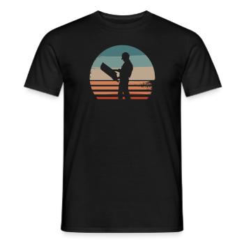 Retro Vintage Classic Architect Architecture - Männer T-Shirt - Schwarz - Vorne - AI Model Male 178 light (178cm)