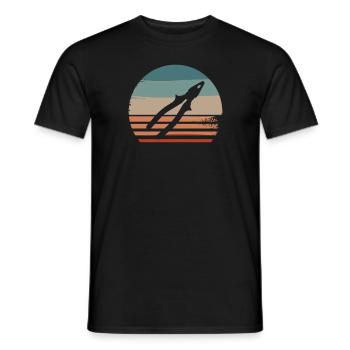 Rétro Vintage Classic Electrician Electrical - T-shirt homme - noir - Devant - AI Model Male 178 light (178cm)