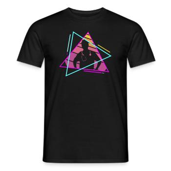 Retro Vintage Classic Doctor Medical - Men's T-Shirt - black - Front - AI Model Male 178 light (178cm)
