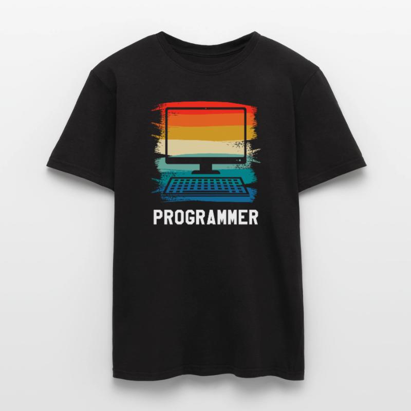 Rétro Vintage Programmeur Programmation Informatique T-shirt homme