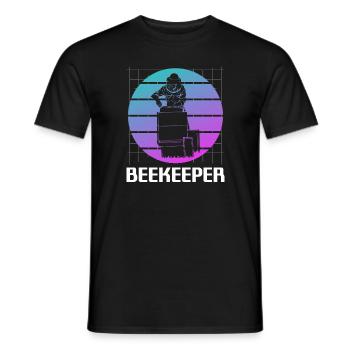 Retro Vintage Classic Beekeeper Beekeeping - Männer T-Shirt - Schwarz - Vorne - AI Model Male 178 light (178cm)