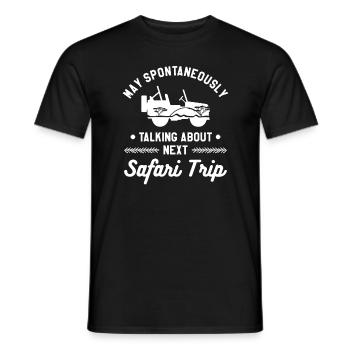 Ich gehe nirgendwo ohne meinen Zweibein-Kojoten - Männer T-Shirt - Schwarz - Vorne - AI Model Male 178 light (178cm)