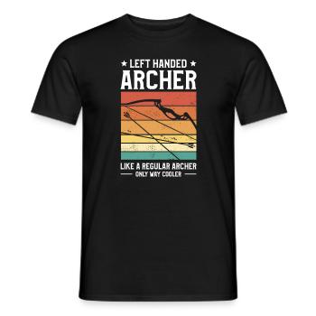 Ich gehe nirgendwo ohne meinen Zweibein-Kojoten - Männer T-Shirt - Schwarz - Vorne - AI Model Male 178 light (178cm)