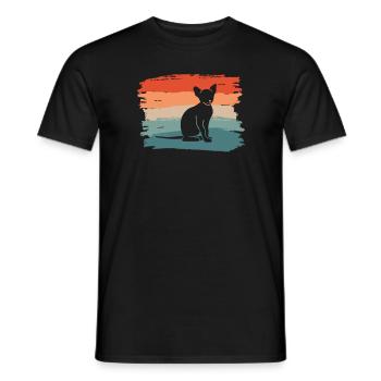 Ich gehe nirgendwo ohne meinen Zweibein-Kojoten - Männer T-Shirt - Schwarz - Vorne - AI Model Male 178 light (178cm)