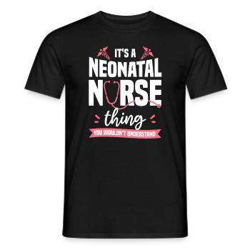 It's A Neonatal Nurse Thing You Wouldn't - Men's T-Shirt - black - Front - AI Model Male 178 light (178cm)