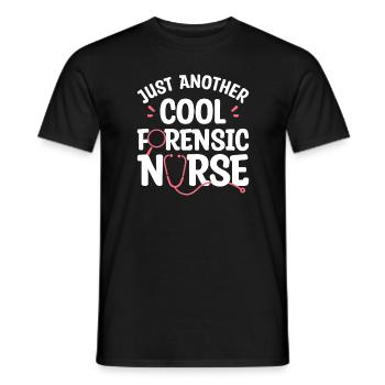 Just Another Cool Forensic Nurse RN Nurses - T-shirt homme - noir - Devant - AI Model Male 178 light (178cm)
