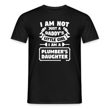 I Am Not Just A Daddy's Little Girl Daughter - Men's T-Shirt - black - Front - AI Model Male 178 light (178cm)