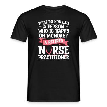 Certified Nurse Practitioner Limited Edition NP - Men's T-Shirt - black - Front - AI Model Male 178 light (178cm)