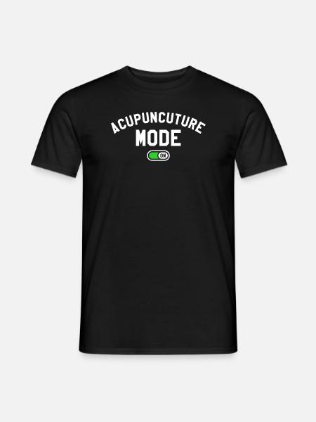 Acupuncture Mode On Acupuncturist - Men's T-Shirt - black