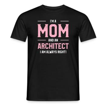 I'm The Crazy Rehab Nurse They Warned You About RN - Men's T-Shirt - black - Front - AI Model Male 178 light (178cm)