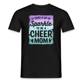 Il faut beaucoup d’éclat pour être une maman acclamée - T-shirt homme - noir - Devant - AI Model Male 178 light (178cm)