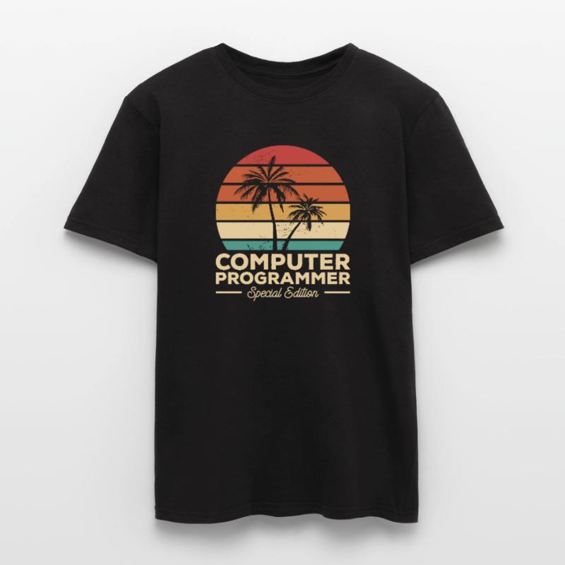 Retro Computer Programmer Special Edition Men's T-shirt