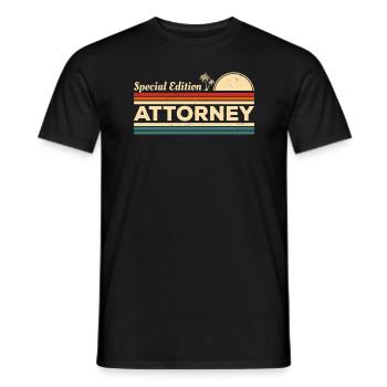 Vintage Special Edition Avocat Avocat - T-shirt homme - noir - Devant - AI Model Male 178 light (178cm)