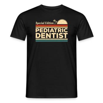 Vintage Sonderausgabe Kinderzahnarzt - Männer T-Shirt - Schwarz - Vorne - AI Model Male 178 light (178cm)