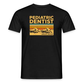 Vintage Kinderzahnarzt Sonderausgabe - Männer T-Shirt - Schwarz - Vorne - AI Model Male 178 light (178cm)