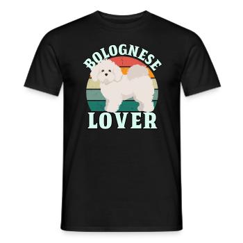 Bolognese Lover - Men's T-Shirt - black - Front - AI Model Male 178 light (178cm)