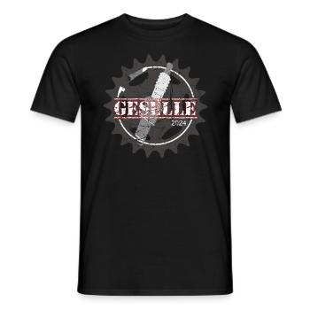 Zweiradmechaniker 2024 - Männer T-Shirt - Schwarz - Vorne - AI Model Male 178 light (178cm)
