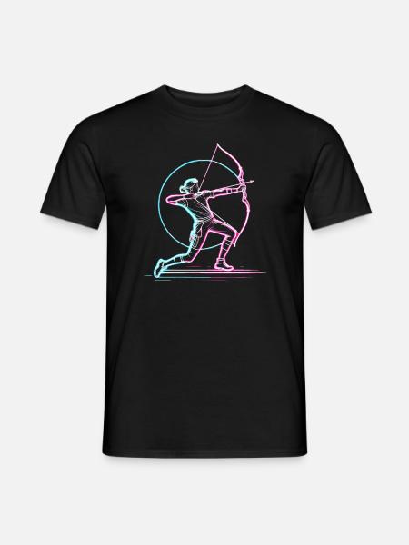 Archer Archer Archer Arc Et Flèche Archers - T-shirt homme - noir