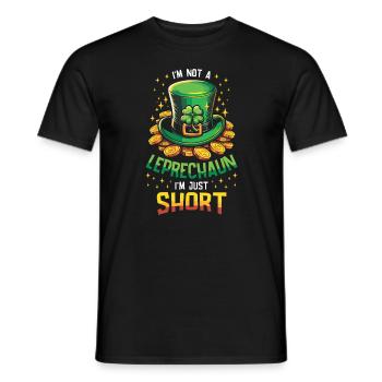 Ich bin kein Kobold, ich bin nur ein kleiner St. Patricks - Männer T-Shirt - Schwarz - Vorne - AI Model Male 178 light (178cm)