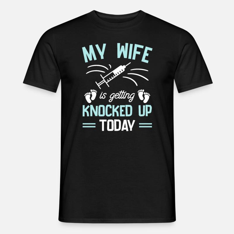 Meine Frau wird heute IVF-Transfer - Männer T-Shirt - Schwarz
