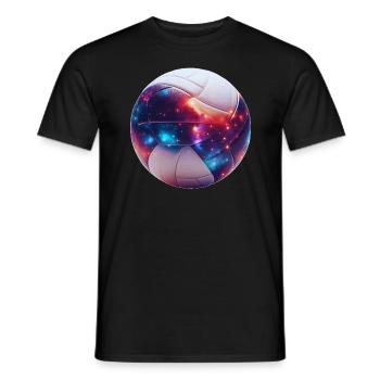 Volley-ball Volley-ball de plage Été - T-shirt homme - noir - Devant - AI Model Male 178 light (178cm)