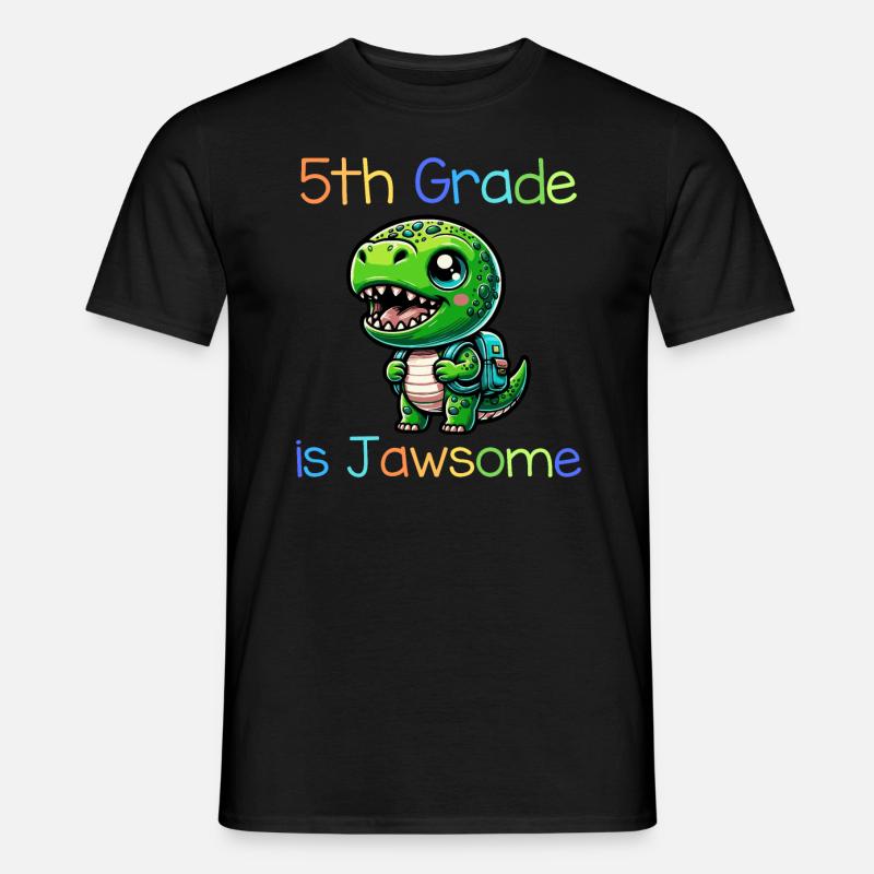 5th Grade Is Jawsome - Men’s T-shirt - black