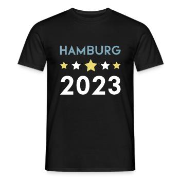 Hambourg 2023 Krone - T-shirt homme - noir - Devant - AI Model Male 178 light (178cm)