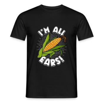 Je suis un amateur de maïs tout épi - T-shirt homme - noir - Devant - AI Model Male 178 light (178cm)