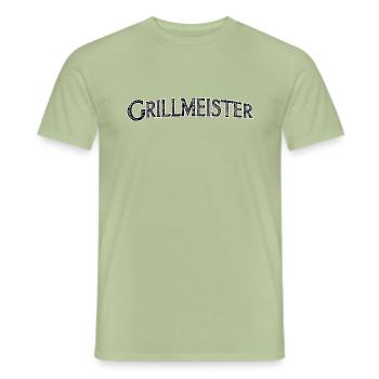 Grillmeister - Männer T-Shirt - Sage - Vorne - AI Model Male 178 light (178cm)