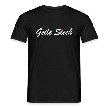 Geile Siech | Schweiz, Schweizerdeutsch - Männer T-Shirt - Schwarz - Vorne - AI Model Male 178 light (178cm)