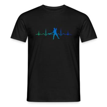 Jai Alai Pelota vasca Women's Pelota Basque Pelota - Men's T-Shirt - black - Front - AI Model Male 178 light (178cm)