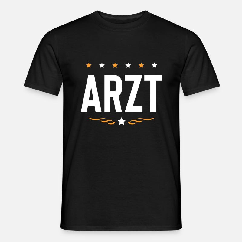 Arzt Beruf - Männer T-Shirt - Schwarz