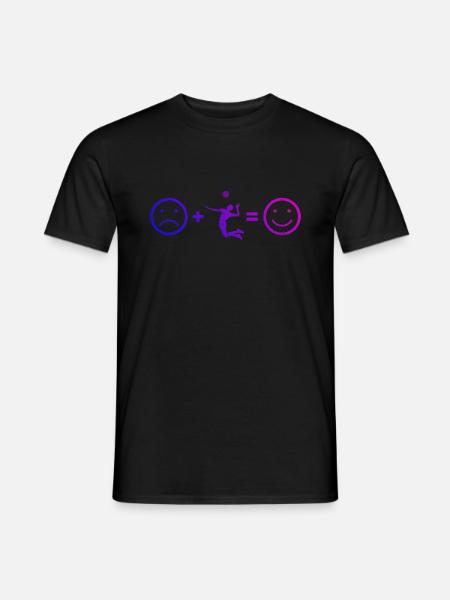 Herren Volleyballspielen Volleyballspieler - Männer T-Shirt - Schwarz