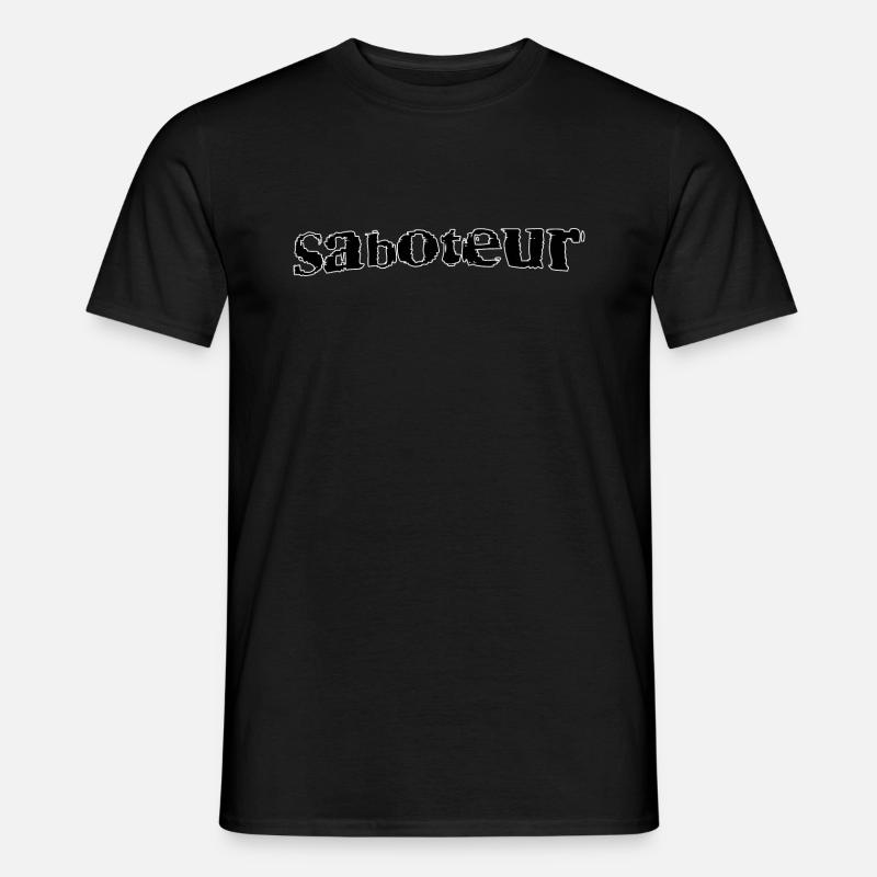 Saboteur - Männer T-Shirt - Schwarz