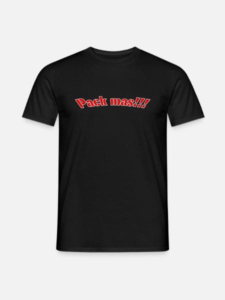 Pack mas - Männer T-Shirt - Schwarz