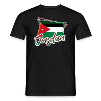 Jordanie - T-shirt homme - noir - Devant - AI Model Male 178 light (178cm)