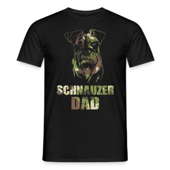 Schnauzer - Men's T-Shirt - black - Front - AI Model Male 178 light (178cm)