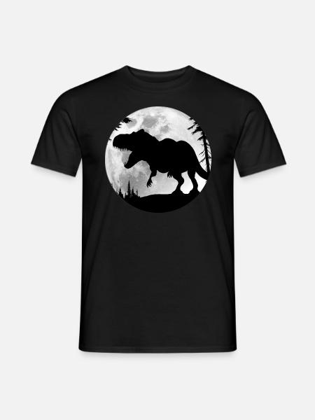 T-REX - Männer T-Shirt - Schwarz