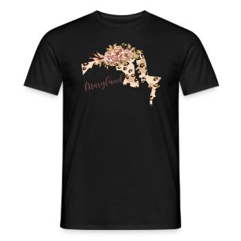 Maryland Leopard-muster Karte Leo - Männer T-Shirt - Schwarz - Vorne - AI Model Male 178 light (178cm)