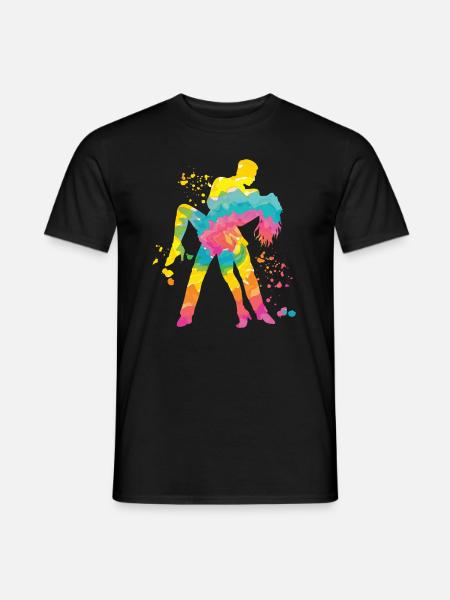 Salsero and Salsera Salsa-festival - Men's T-Shirt - black