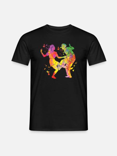 Danse Swing 60s Boogie Woogie - T-shirt homme - noir