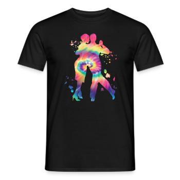 Argentinischer Tango Tanzen Milonga Vals - Männer T-Shirt - Schwarz - Vorne - AI Model Male 178 light (178cm)