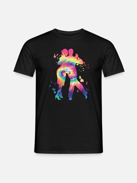 Argentine Tango Dancing Milonga Vals - Men's T-Shirt - black