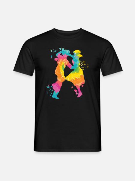 Danse Swing 60s Boogie Woogie - T-shirt homme - noir