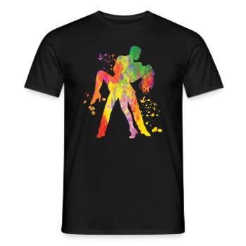 Salsero Und Salsera Salsa-festival - Männer T-Shirt - Schwarz - Vorne - AI Model Male 178 light (178cm)