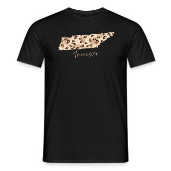 Tennessee Leo Staat Tennessee - Männer T-Shirt - Schwarz - Vorne - AI Model Male 178 light (178cm)