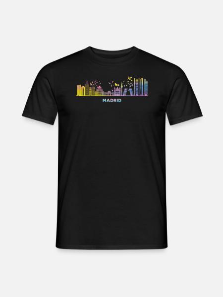 Madrid Skyline Madrid - Men's T-Shirt - black